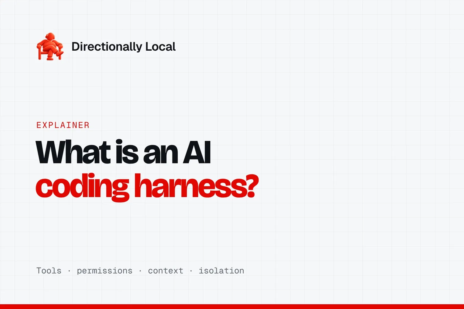 What is an AI coding harness